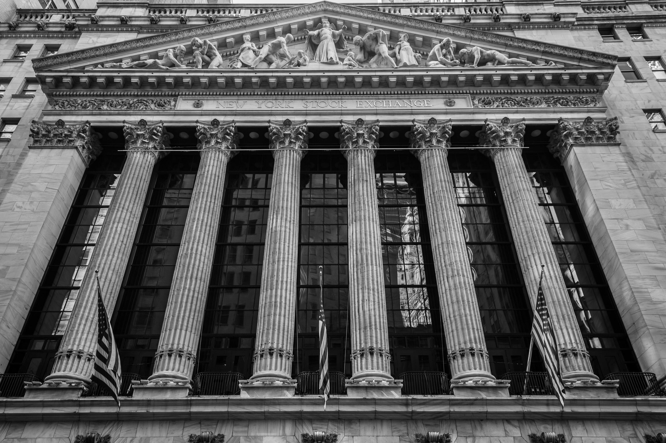 wall street building facade