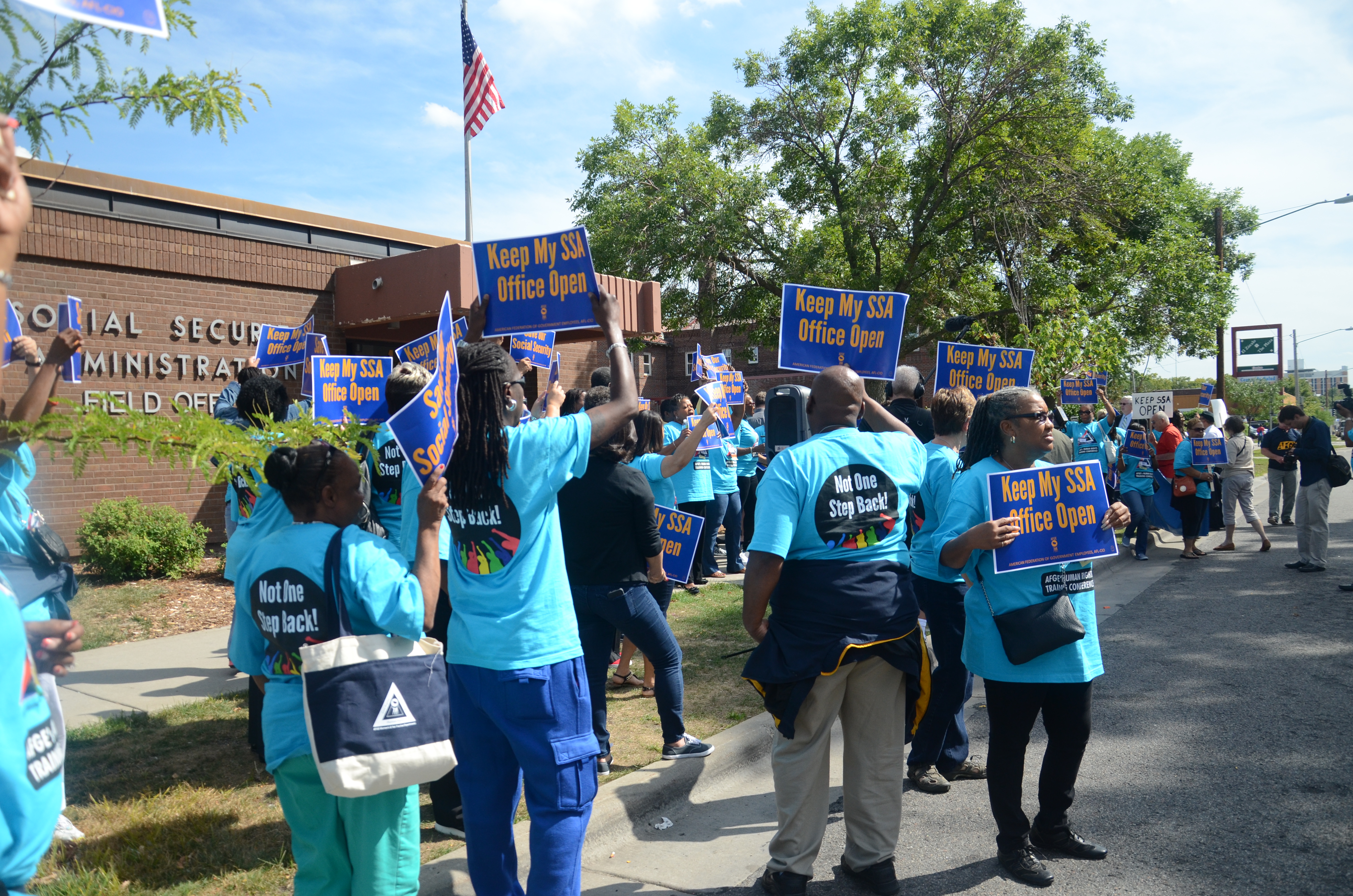 social security office rally